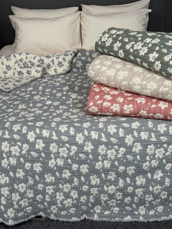 SARRA HOME TEK KİŞİLİK MÜSLİN YATAK ÖRTÜSÜ