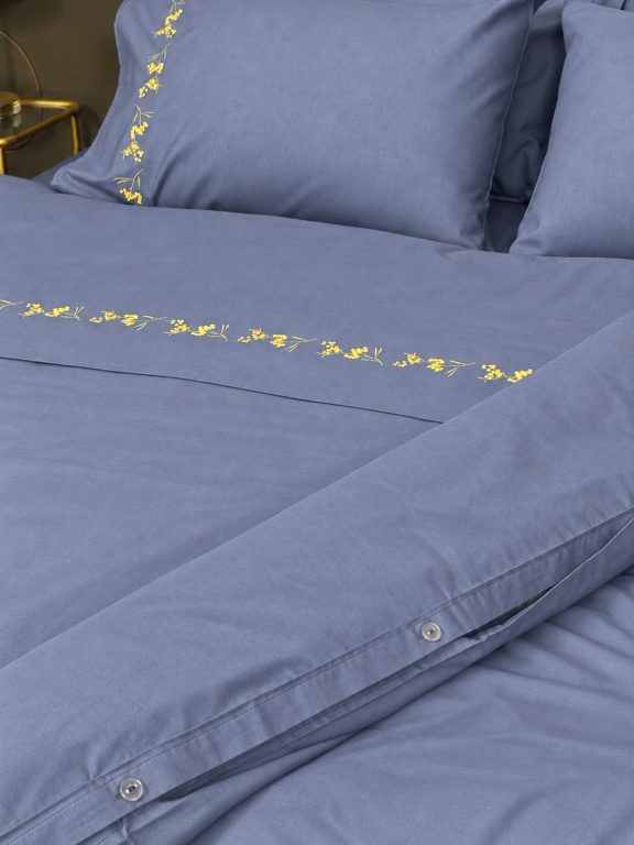 SARRA HOME NAKIŞLI NEVRESİM TAKIMI - MİMOZA