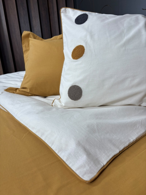SARRA HOME PUF NAKIŞLI ÇİFT KİŞİLİK NEVRESİM TAKIMI