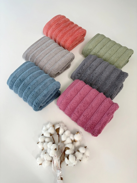 SARRA HOME 50x90 MICROCOTTON 6'LI RENKLİ HAVLU