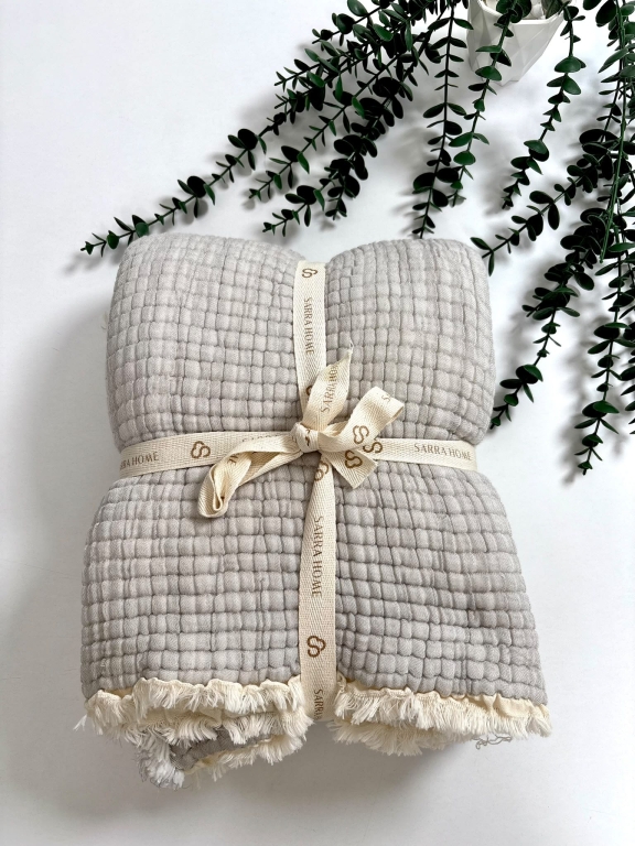 SARRA 110x115 MÜSLİN BEBEK ÖRTÜSÜ
