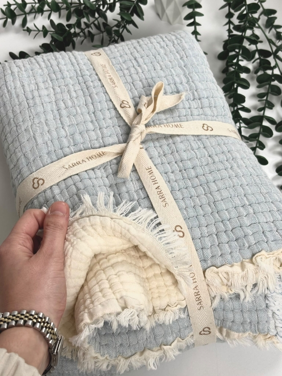 SARRA 110x115 MÜSLİN BEBEK ÖRTÜSÜ