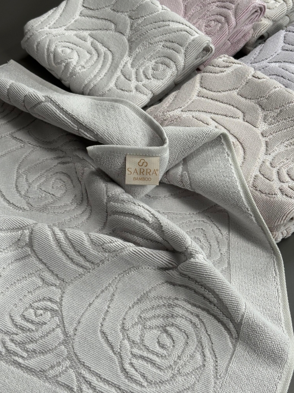 SARRA 50x70 BAMBU AYAK HAVLUSU - GÜL