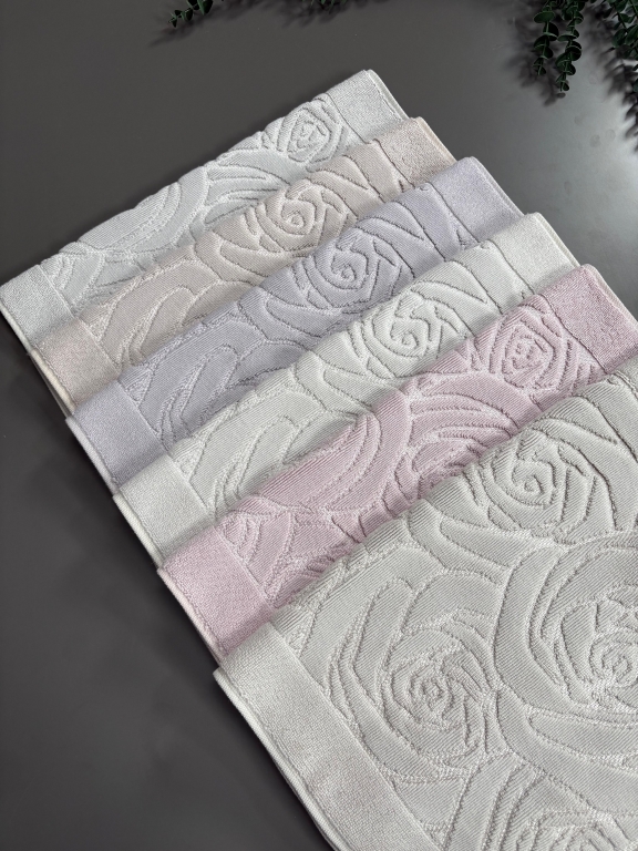SARRA 50x70 BAMBU AYAK HAVLUSU - GÜL