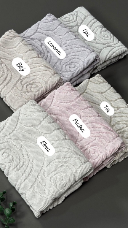 SARRA 50x70 BAMBU AYAK HAVLUSU - GÜL