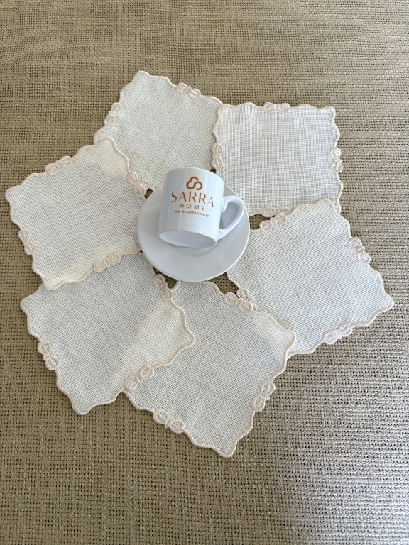 SARRA 15X15 6'LI SUNUM PEÇETESİ - FİYONK