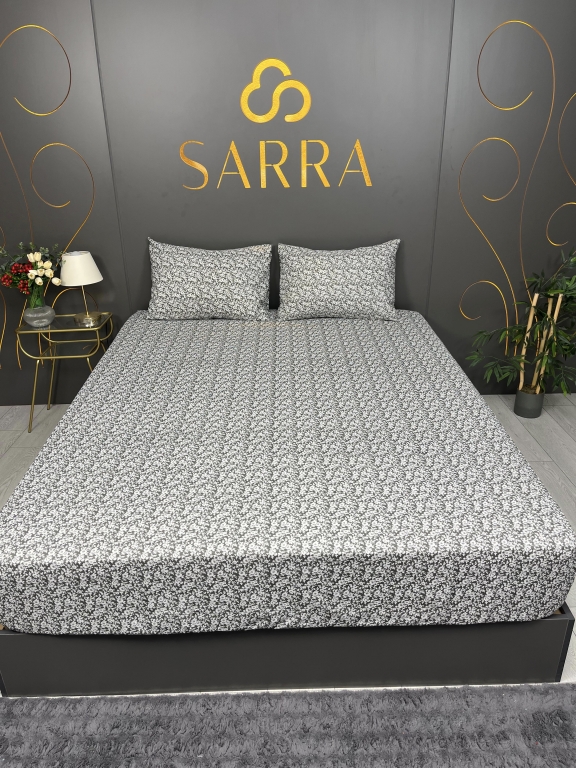 SARRA HOME FLORA TEK KİŞİLİK EKO LASTİKLİ ÇARŞAF SETİ