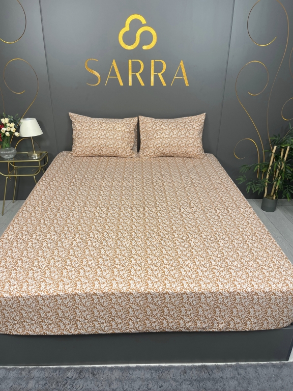 SARRA HOME FLORA TEK KİŞİLİK EKO LASTİKLİ ÇARŞAF SETİ