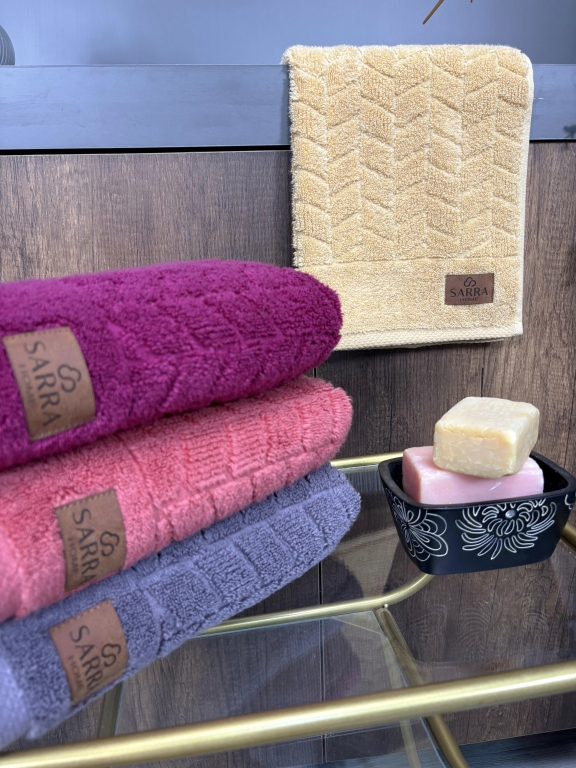 SARRA 4’LÜ 50x90 MİCROCOTTON HAVLU - BAŞAK