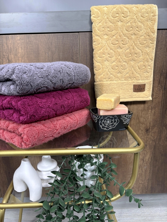 SARRA 4’LÜ 50x90 MİCROCOTTON HAVLU - KARDELEN