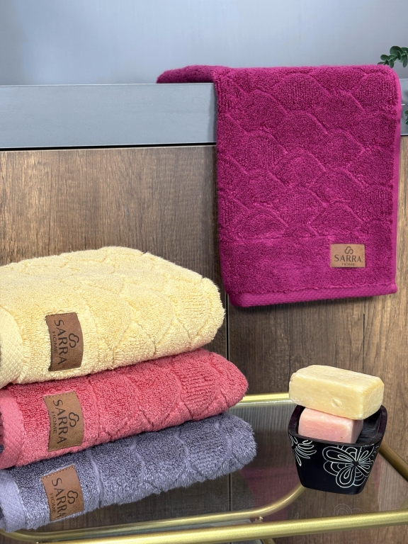 SARRA 4’LÜ 50x90 MİCROCOTTON HAVLU - PETEK