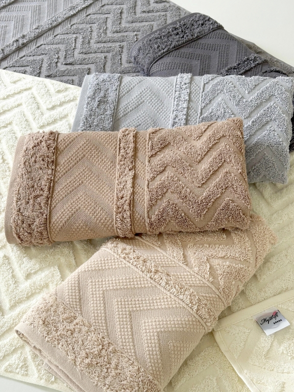 50X90 MYSOFT DELUXE 6'LI HAVLU - ZİKZAK