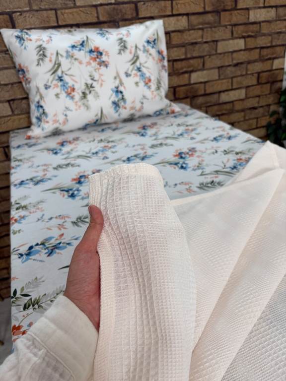SARRA HOME TEK KİŞİLİK NERGİS PİKE TAKIMI
