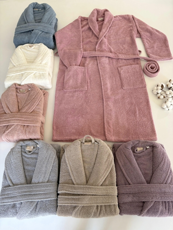 SARRA %100 PAMUK TEK BORNOZ - XL BEDEN