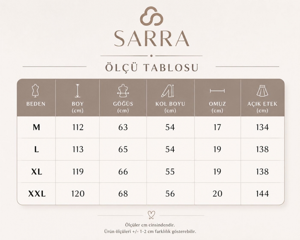 SARRA %100 PAMUK TEK BORNOZ - L BEDEN