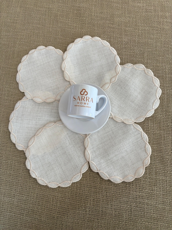 SARRA 15X15 6'LI SUNUM PEÇETESİ - ZİNCİR