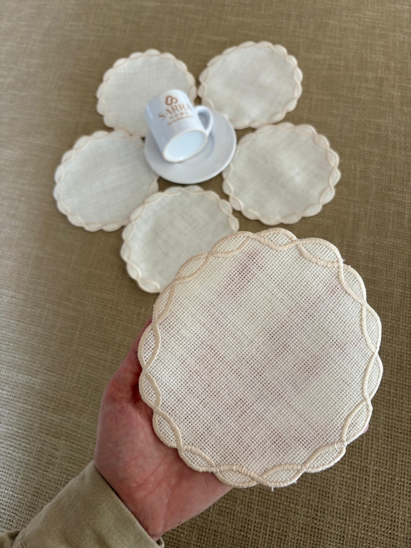 SARRA 15X15 6'LI SUNUM PEÇETESİ - ZİNCİR