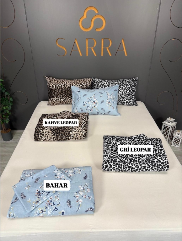 SARRA HOME ÇİFT KİŞİLİK KAPİTONELİ YATAK ÖRTÜ SETİ