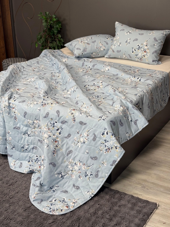 SARRA HOME ÇİFT KİŞİLİK KAPİTONELİ YATAK ÖRTÜ SETİ
