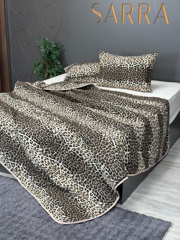 SARRA HOME ÇİFT KİŞİLİK KAPİTONELİ YATAK ÖRTÜ SETİ