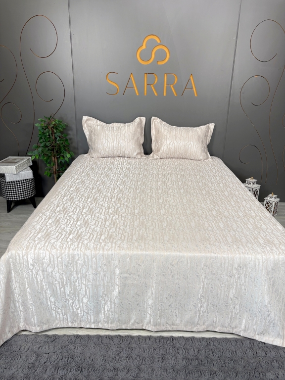 SARRA ÇİFT KİŞİLİK YATAK ÖRTÜ SETİ - LENNA