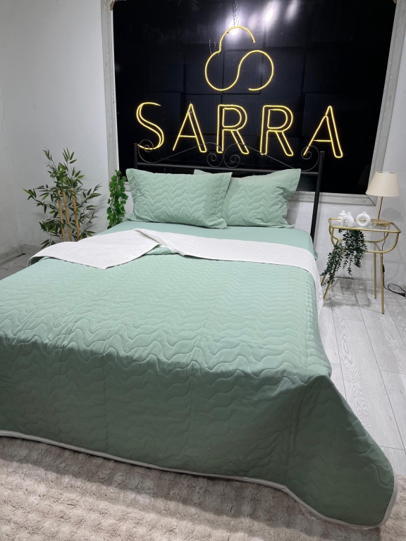 SARRA HOME ÇİFT KİŞİLİK KAPİTONE YATAK ÖRTÜSÜ