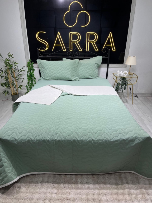 SARRA HOME ÇİFT KİŞİLİK KAPİTONE YATAK ÖRTÜSÜ