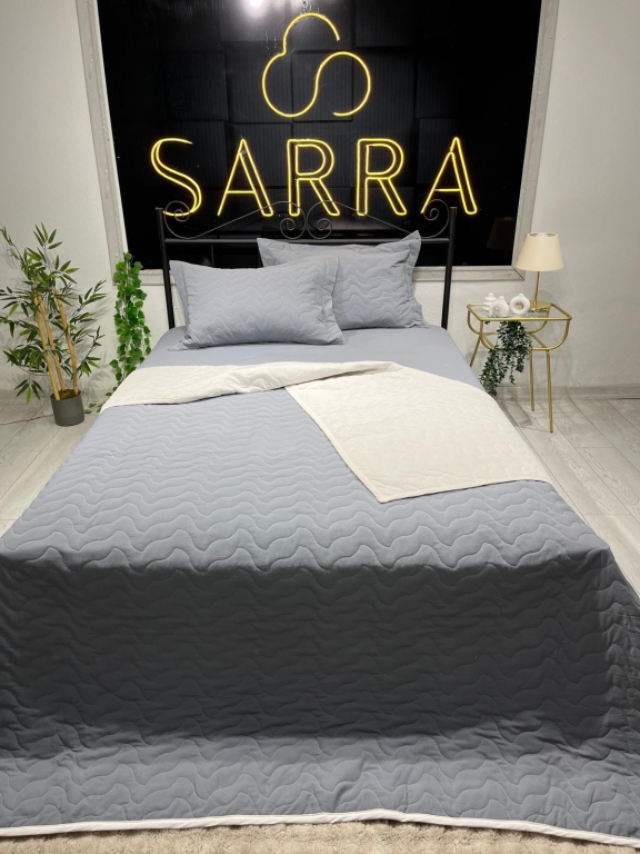 SARRA HOME ÇİFT KİŞİLİK KAPİTONE YATAK ÖRTÜSÜ