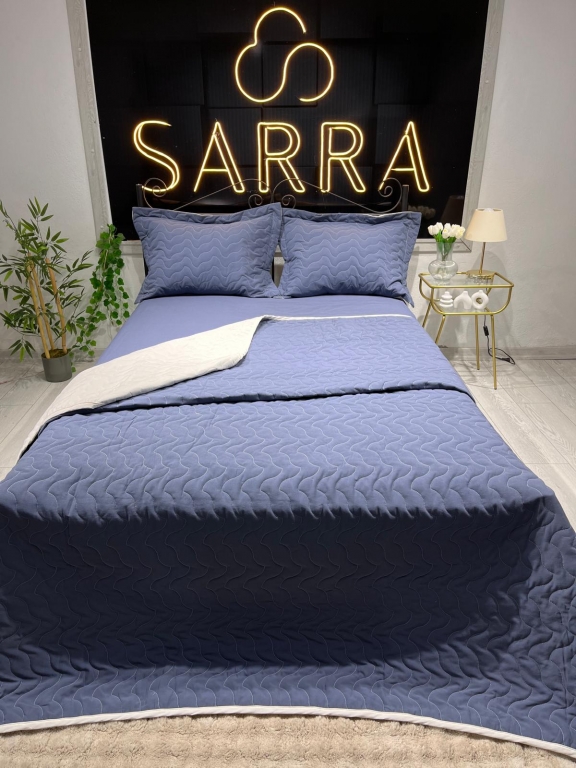 SARRA HOME ÇİFT KİŞİLİK KAPİTONE YATAK ÖRTÜSÜ